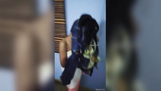 Lazy Indian man films the girlfriend after she comes out from shower | XXX Video on AllSex.XXX