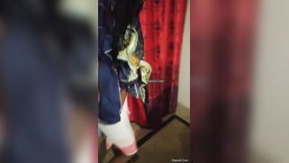 Lazy Indian man films the girlfriend after she comes out from shower | XXX Video on AllSex.XXX