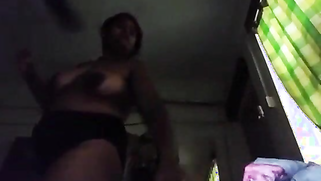 Sexually unsatisfied Indian mom shakes boobs in the webcam video | XXX Video on AllSex.XXX