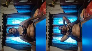 Desi spouses sit on the bed and the man begins to touch wife's tits | XXX Video on AllSex.XXX