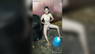 It is normal for the skinny Desi to film herself during bathing | XXX Video on AllSex.XXX