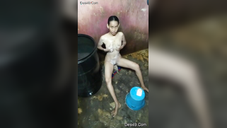 It is normal for the skinny Desi to film herself during bathing | XXX Video on AllSex.XXX