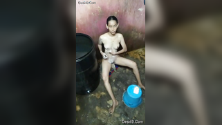 It is normal for the skinny Desi to film herself during bathing | XXX Video on AllSex.XXX