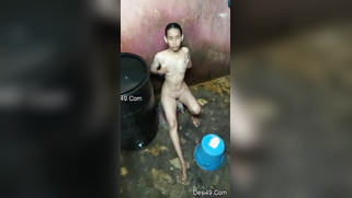It is normal for the skinny Desi to film herself during bathing | XXX Video on AllSex.XXX