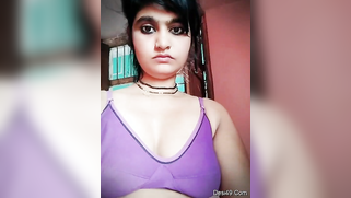 Whorish Indian wife flashes pussy and next step is to show tits | XXX Video on AllSex.XXX