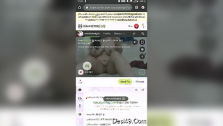 There is a pink sex toy that the Desi camgirl thrusts into vagina | XXX Video on AllSex.XXX