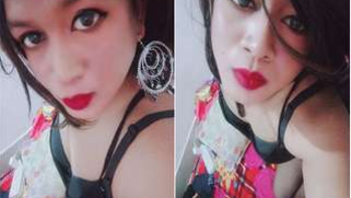 Indian babe in fishnet leggings has seductive red lips and booty | XXX Video on AllSex.XXX