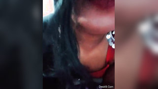 Indian babe in fishnet leggings has seductive red lips and booty | XXX Video on AllSex.XXX