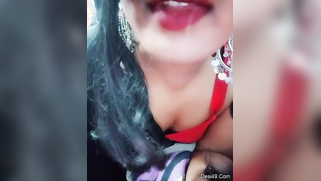 Indian babe in fishnet leggings has seductive red lips and booty | XXX Video on AllSex.XXX