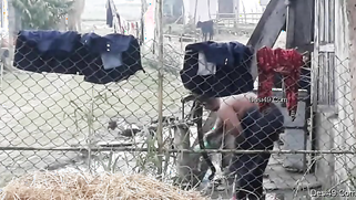 Village guy replenishes XXX collection with a Desi bathing outdoors | XXX Video on AllSex.XXX