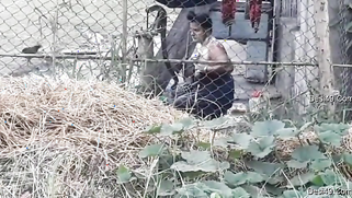 Village guy replenishes XXX collection with a Desi bathing outdoors | XXX Video on AllSex.XXX