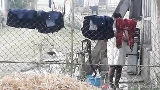 Village guy replenishes XXX collection with a Desi bathing outdoors | XXX Video on AllSex.XXX