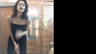 Desi with glasses realizes that dance will be better if she undresses | XXX Video on AllSex.XXX