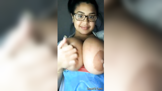 Bookworm's Indian knockers arouse a desire to shove cock between them | XXX Video on AllSex.XXX