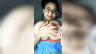 Bookworm's Indian knockers arouse a desire to shove cock between them | XXX Video on AllSex.XXX