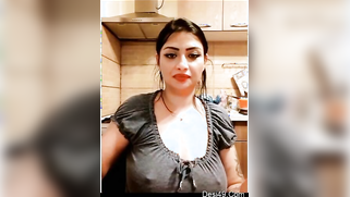 Bathroom is the only place where married Desi camgirl can show butt