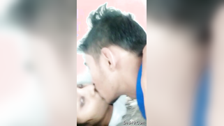 Mustached Indian kisses the girlfriend who is okay with the camera | XXX Video on AllSex.XXX