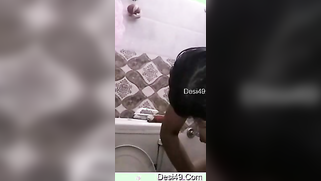 Joyful Indian girl shows how she shaves hairy pussy in the bathroom | XXX Video on AllSex.XXX