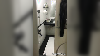 Hidden camera films the nerdy Desi homeowner taking a shower | XXX Video on AllSex.XXX