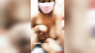 Self-isolated Desi wears mask even during the amateur XXX show | XXX Video on AllSex.XXX