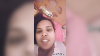 Indian bitch is in a mood to reveal boobs and cunt during the video call