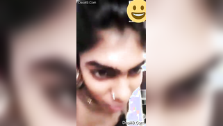 Desi lassie is proud of extremely long hair and her boobies | XXX Video on AllSex.XXX