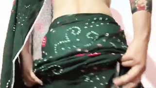 Busty Desi puts a hand in turquoise panties to play with vagina | XXX Video on AllSex.XXX