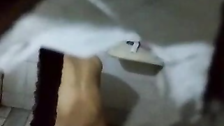 There is a hole in the bathroom and perv films the naked Indian | XXX Video on AllSex.XXX