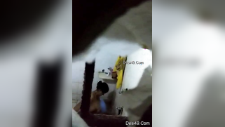 There is a hole in the bathroom and perv films the naked Indian | XXX Video on AllSex.XXX