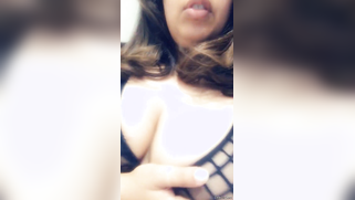 Indian babe's breasts are so big that she can easily lick nipples | XXX Video on AllSex.XXX