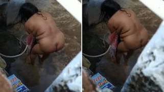 Boy films the Desi aunty taking a shower after buying a camera | XXX Video on AllSex.XXX