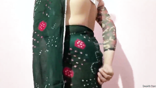 Female wears turquoise panties that she shows besides Indian tits | XXX Video on AllSex.XXX