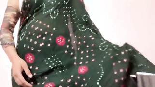 Female wears turquoise panties that she shows besides Indian tits | XXX Video on AllSex.XXX