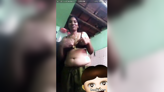 Aunty flashes left chest thinking it will be enough for the blackmailer | XXX Video on AllSex.XXX