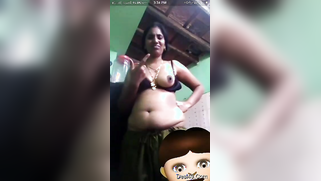 Aunty flashes left chest thinking it will be enough for the blackmailer | XXX Video on AllSex.XXX