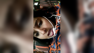 Horny lad jerks off looking at Indian mom's juicy wet pussy