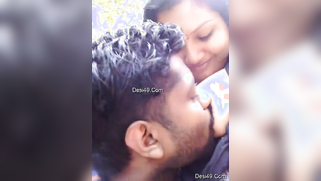 Amateur outdoor video of the mustached Indian licking girl's nipples | XXX Video on AllSex.XXX