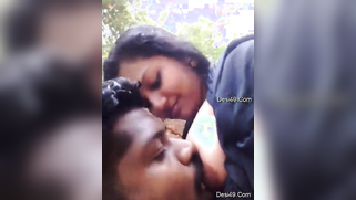 Amateur outdoor video of the mustached Indian licking girl's nipples | XXX Video on AllSex.XXX
