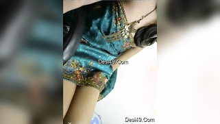 Solo Indian babe in a luxurious dress is excited so she touches tits | XXX Video on AllSex.XXX