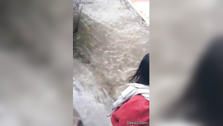 MILF dries hair and body outdoors being filmed by an Indian perv | XXX Video on AllSex.XXX