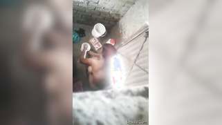 Creep climbs the wall to film the Indian neighbor taking a bath | XXX Video on AllSex.XXX