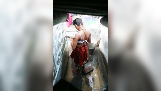 Stunning Tamil nude - super cute look girl wearing cloths after bathing | XXX Video on AllSex.XXX