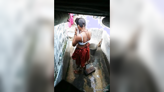 Stunning Tamil nude - super cute look girl wearing cloths after bathing | XXX Video on AllSex.XXX