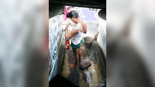 Stunning Tamil nude - super cute look girl wearing cloths after bathing | XXX Video on AllSex.XXX