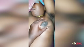 Pregnant Tamil nude hottie with epic tits gets pussy smashed on bed | XXX Video on AllSex.XXX