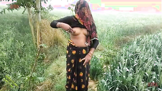Village aunty sex - Indian MILF slut enjoys playing with her cunt in the forest | XXX Video on AllSex.XXX