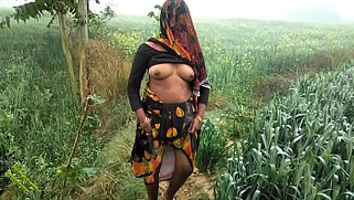 Village aunty sex - Indian MILF slut enjoys playing with her cunt in the forest | XXX Video on AllSex.XXX