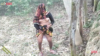Village aunty sex - Indian MILF slut enjoys playing with her cunt in the forest | XXX Video on AllSex.XXX