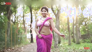 Village aunty sex - Huge tits indian MILF in pink saree on XXX cam | XXX Video on AllSex.XXX