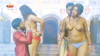 Two Desi wives enjoy group sex on XXX cam | XXX Video on AllSex.XXX